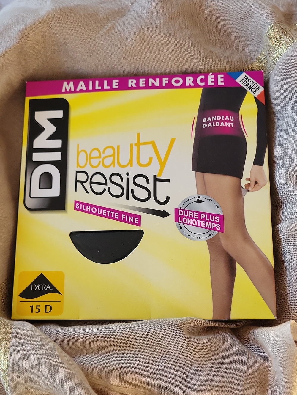 DIM Beauty Resist Women's Sheer Hosery-black